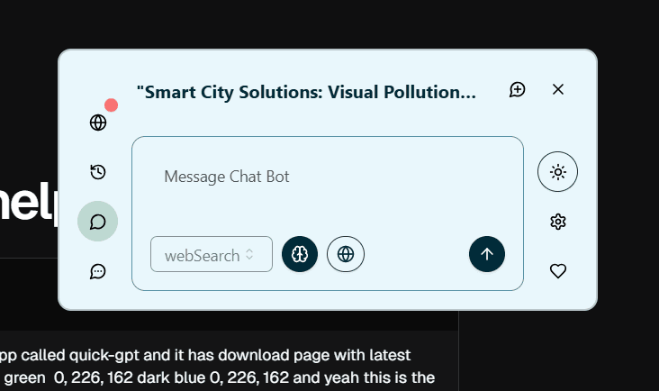 Quick-GPT Chat Interface